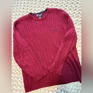 Chaps Heritage 100% Cotton Cable-Knit Sweater